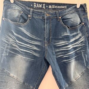 Vintage America Blue Denim Jeans RAW X